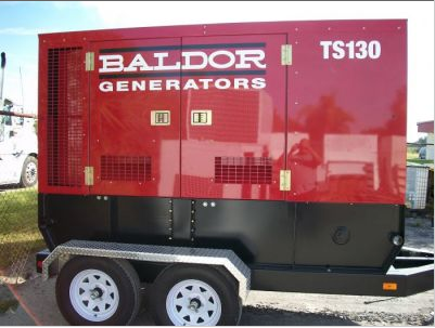2009 Baldor TS130T 130KVA Trailer Mounted Generator – New!