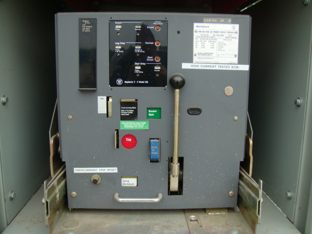 Circuit Breaker, Westinghouse DS-206, 800 Amps