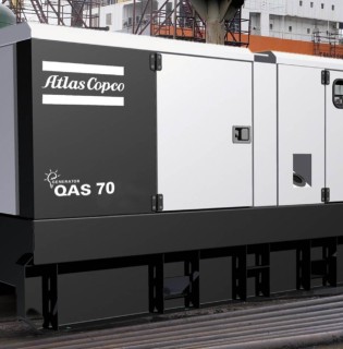 New Atlas Copco 56kW Generator Set