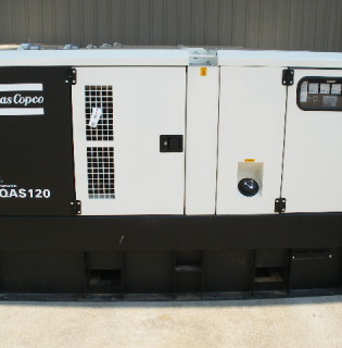 New Atlas Copco 95kW Generator Set